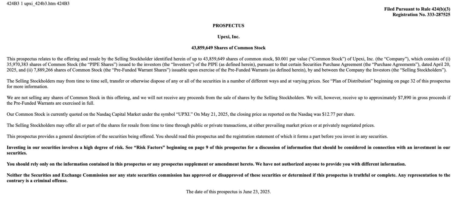 Upexi 股价单日暴跌 60%，上市囤币已成「割韭菜」新风潮 image 2