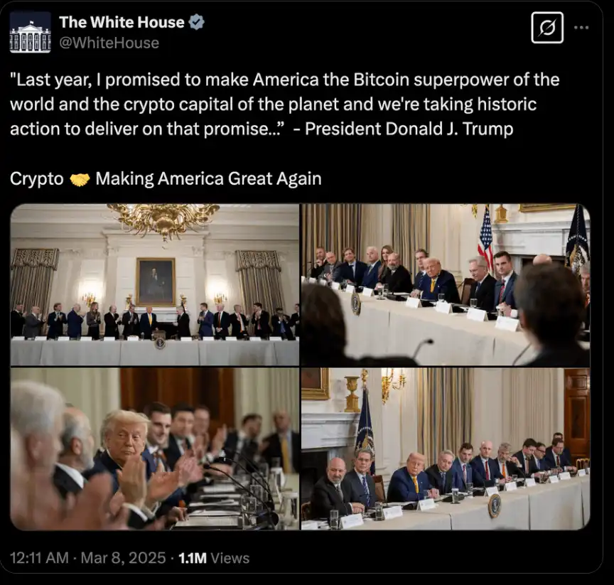 逐帧解析白宫加密峰会,有哪些市场没注意的画外音? image 0