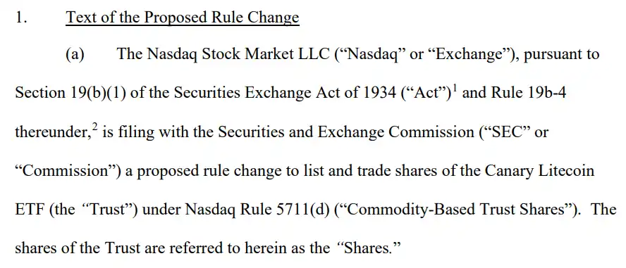 莱特币剑指下一个ETF,山寨ETF申请或因特朗普上台提速 image 0